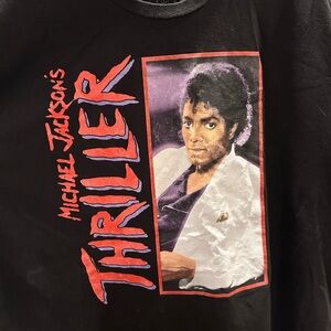 Black Graphic vintage Michaels Jackson Thriller-Style Men’s T-Shirt size 2X